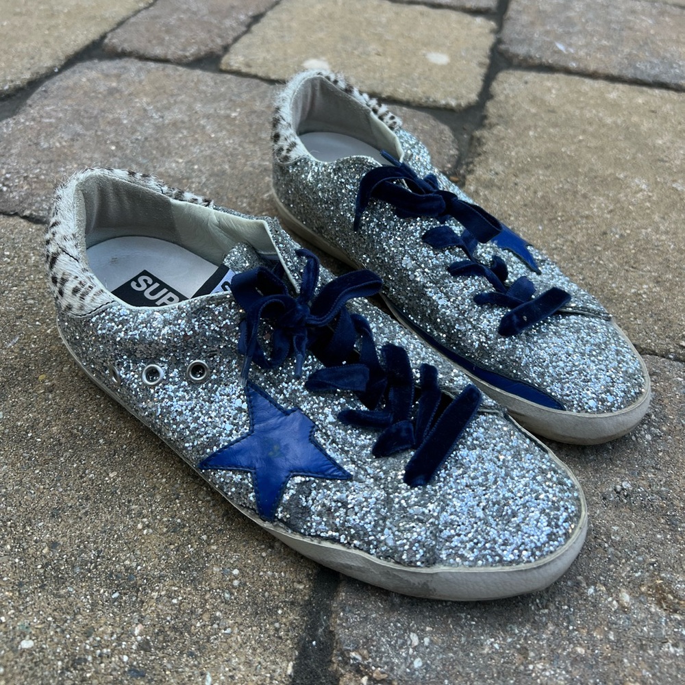 Golden Goose glitter sneakers Superstar